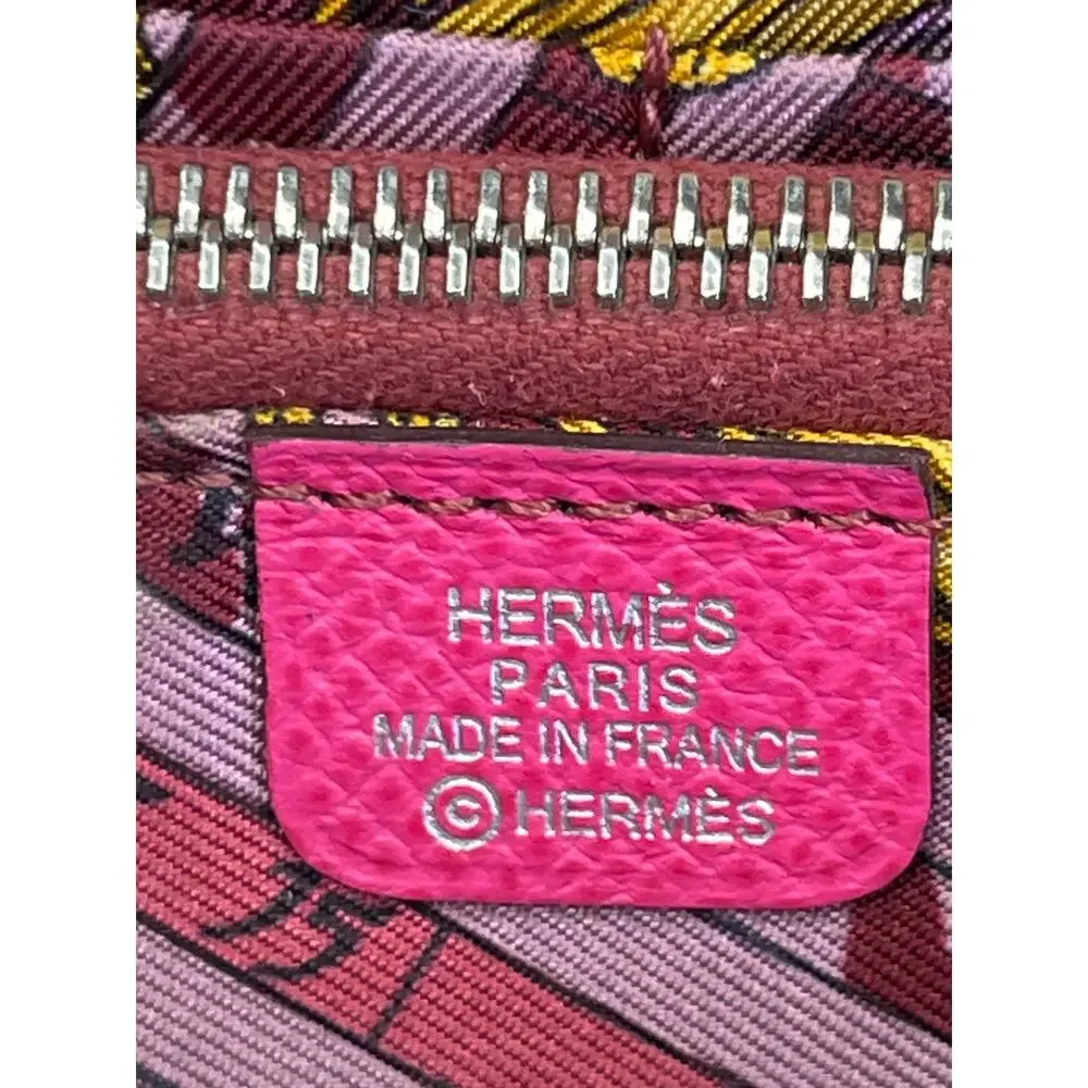 Hermès Azap Long Silk’In Classique Wallet Pink Rose Epsom Leather Astrologie